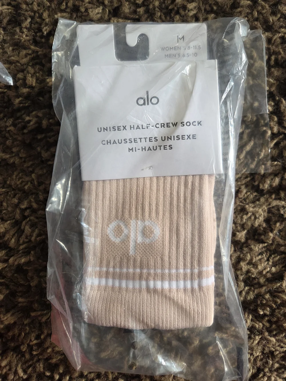 Alo Unisex Half-Crew & Scrunch Socks - Black, Blue, Pink
